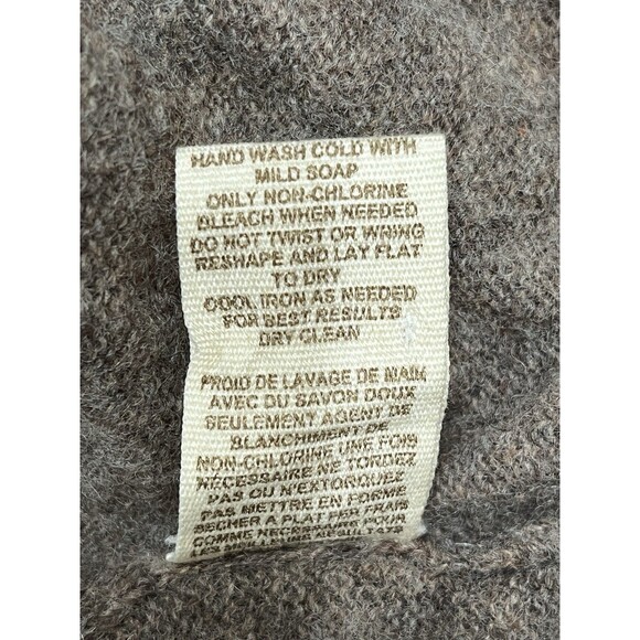 Free People Dusty Brown Wool Blend Cardigan Boho Cozy Small Fairy Grunge - Picture 13 of 14